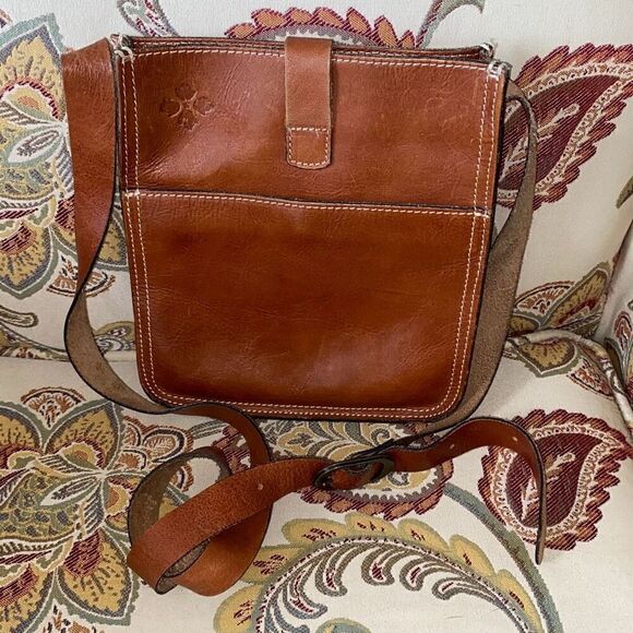 Patricia Nash Venezia Crossbody Pouch purse bag leather - Picture 4 of 10